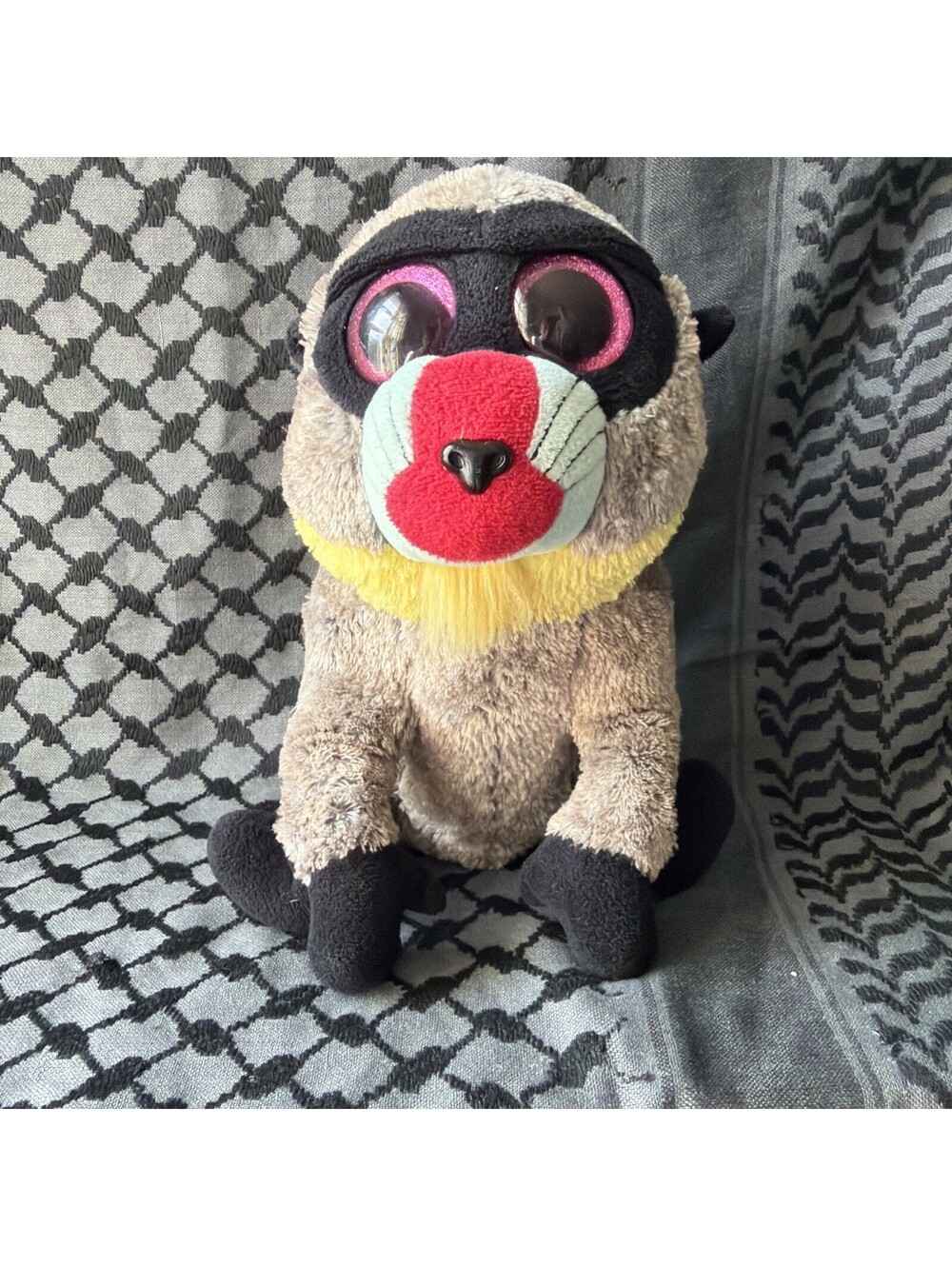 Ty Beanie - WASABI the Baboon (10 Inch) Retired